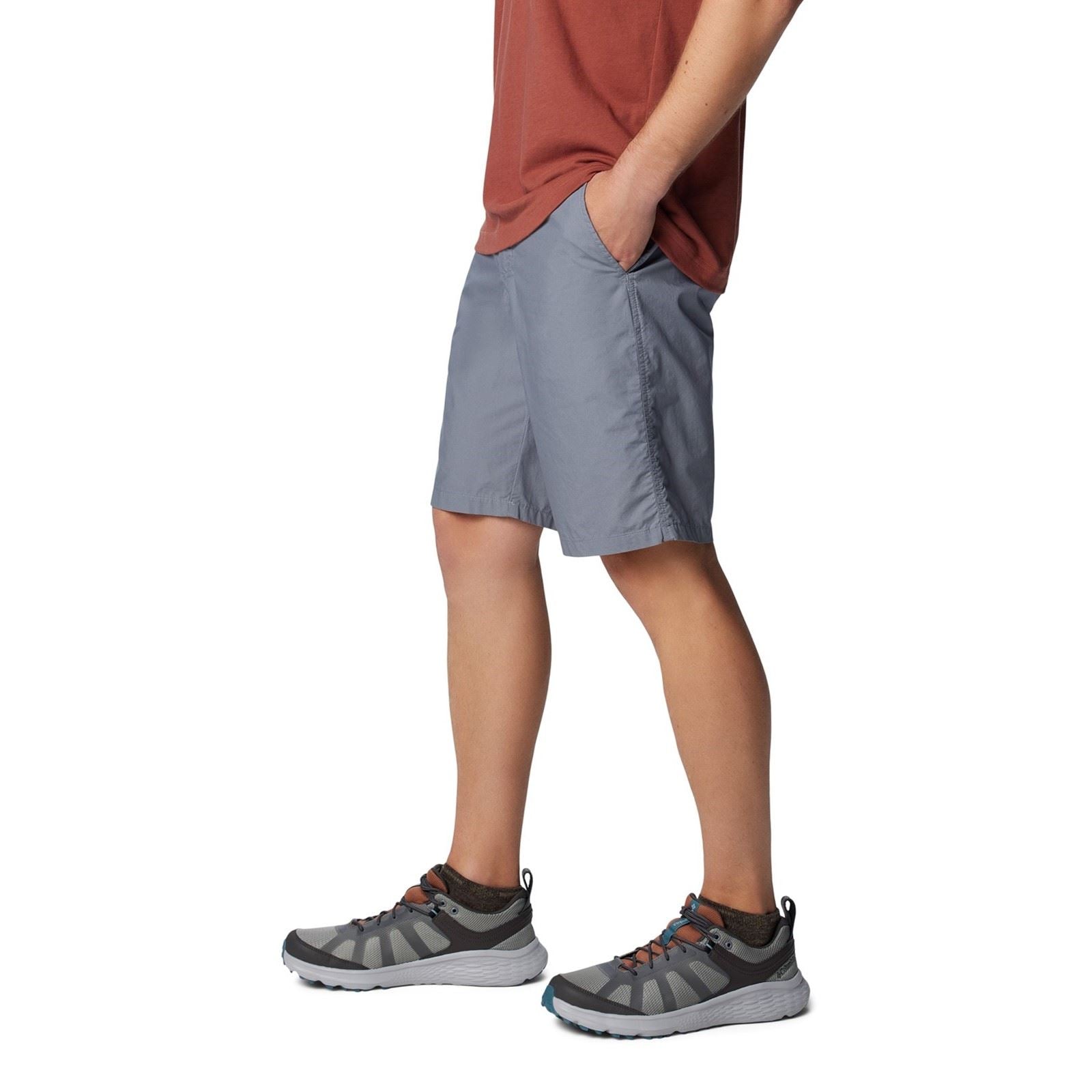 Columbia Washed Out Cotton Men's Grey Knee-Length Shorts