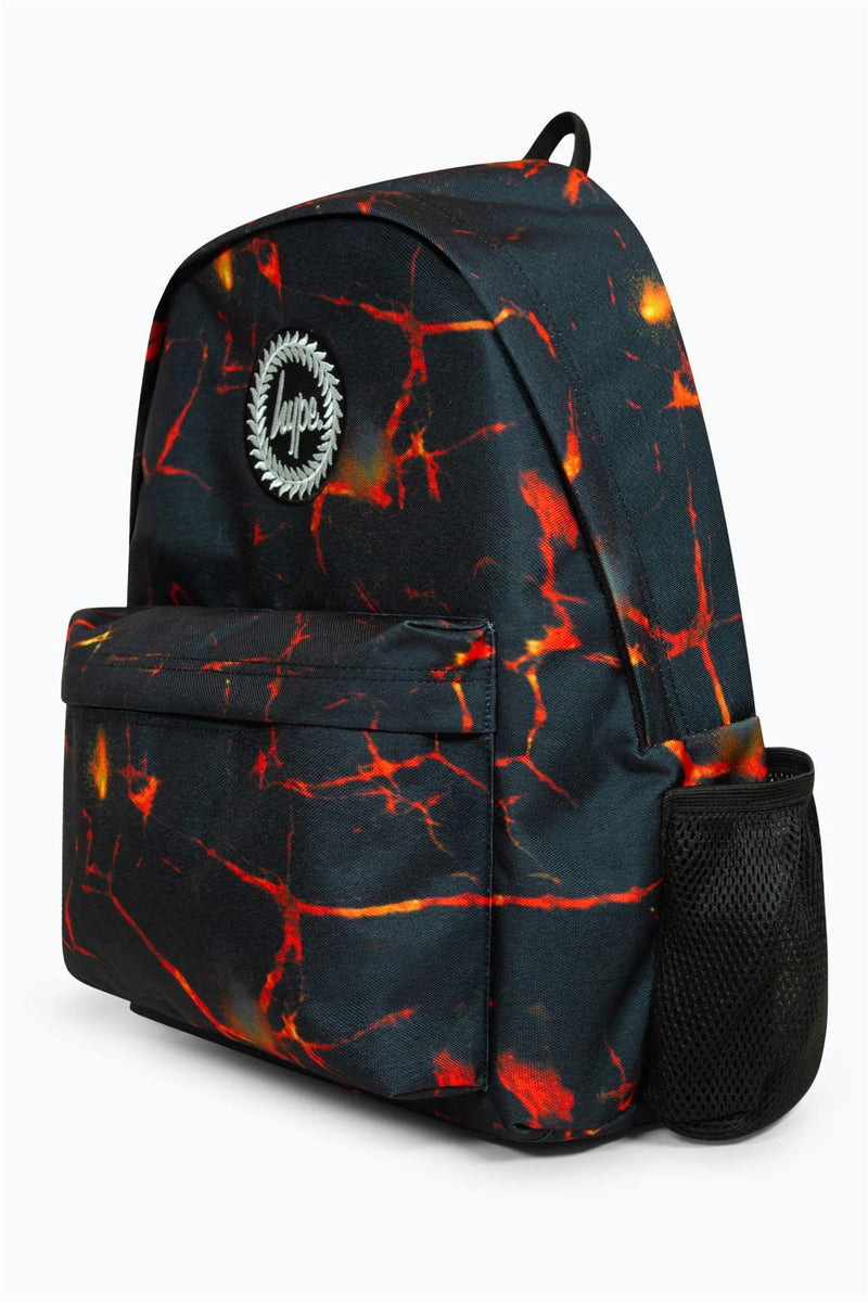 Hype Iconic Boy's Black Lava Backpack