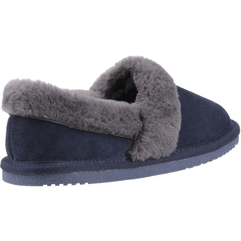 Hush Puppies Ariel Suede Women's Navy Slippers