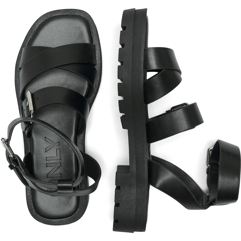 ONLY MELODY-1 Synthetic Women's Black Sandals