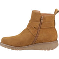 Hush Puppies Lyra Suede Women's Tan Winter Ankle Boots