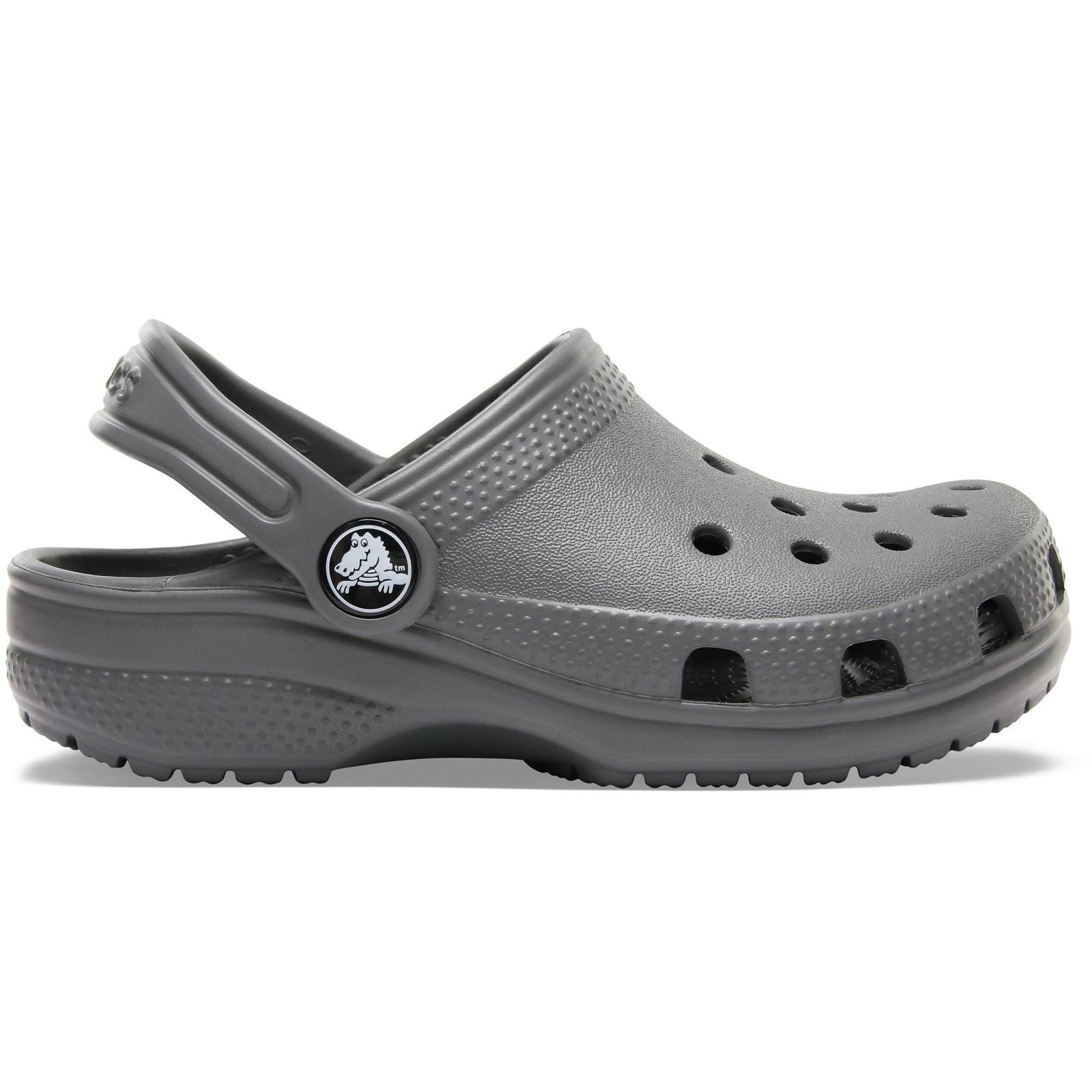 Crocs Kids' Classic Synthetic Slate Grey Loafers