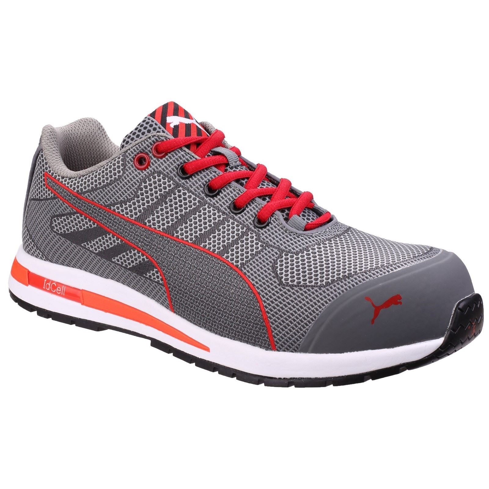 Puma Safety Xelerate Knit Low Textile Grey Safety Sneakers