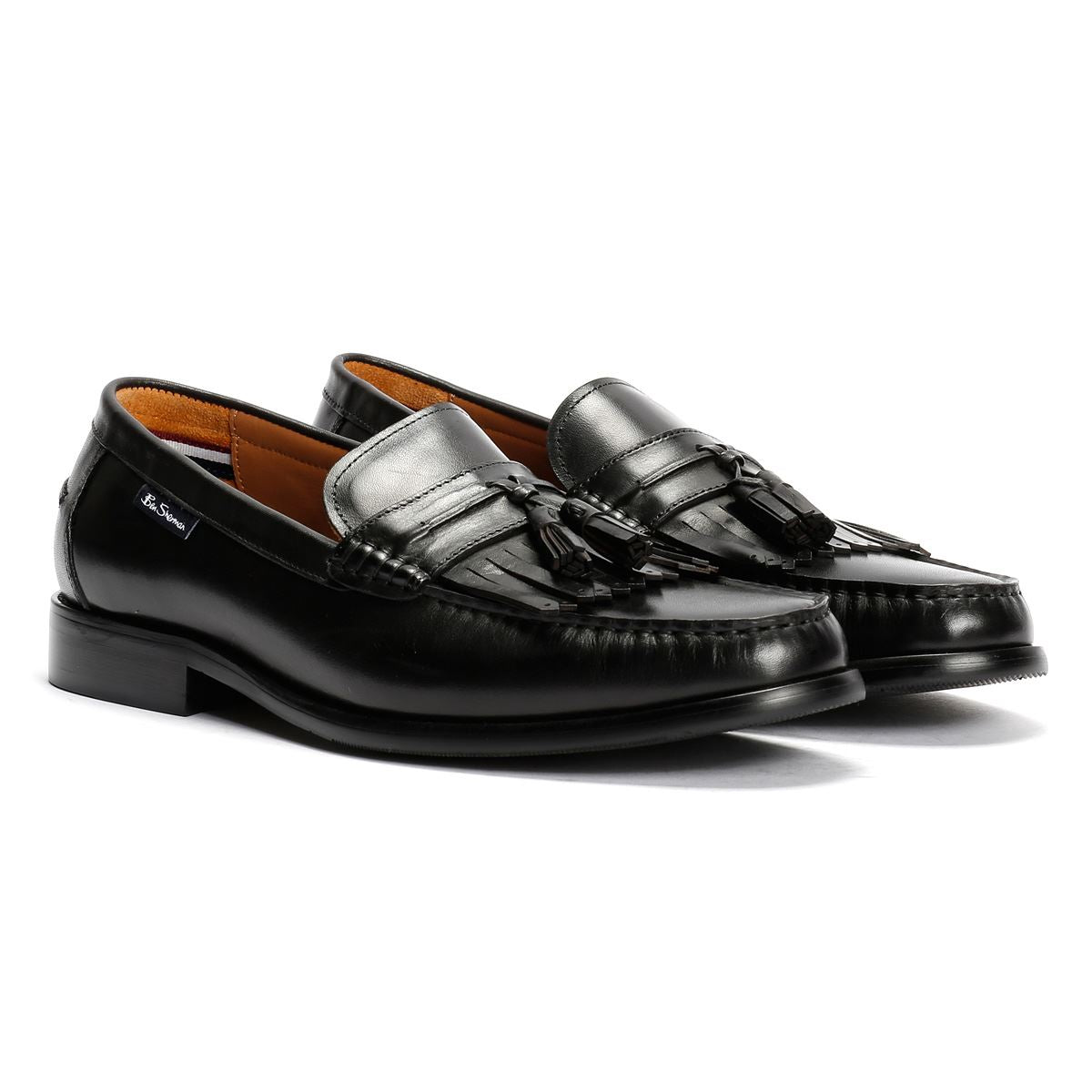 Ben Sherman Buster Leather Men's Black Loafers