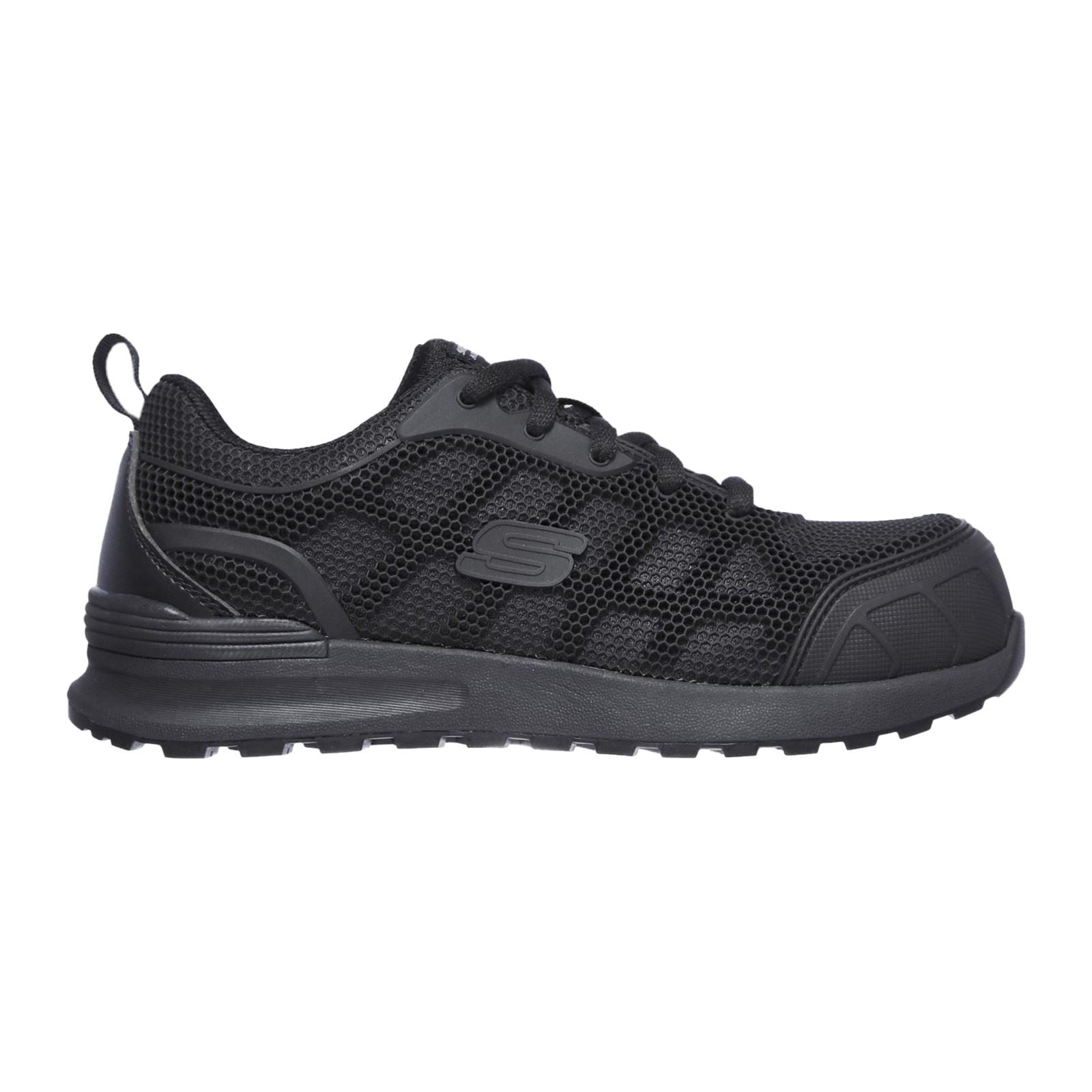 Skechers Workwear Bulklin Ayak Nylon Women's Black/Black Safety Sneakers