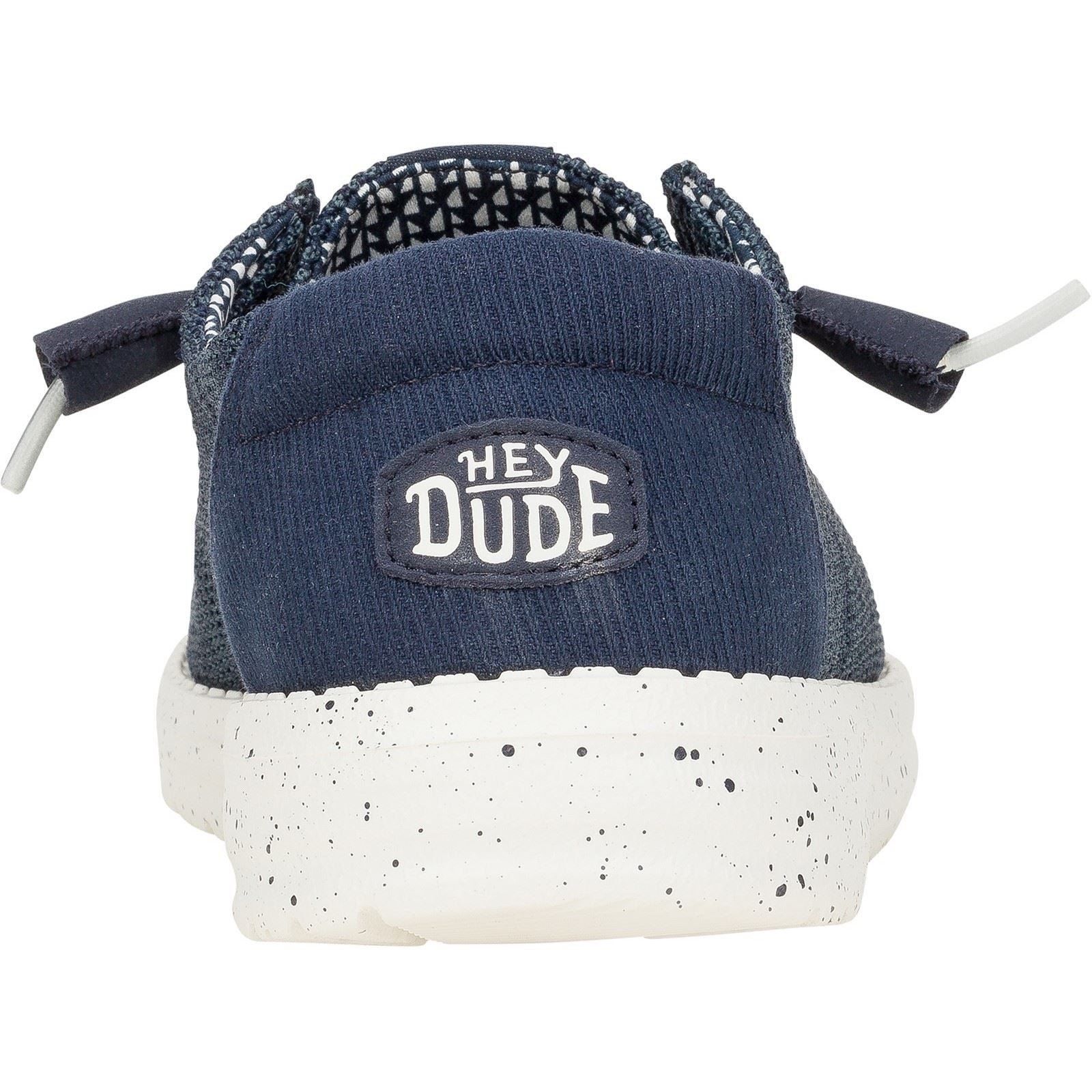 HEYDUDE Wendy Stretch Mesh Synthetic Women's Navy Loafers