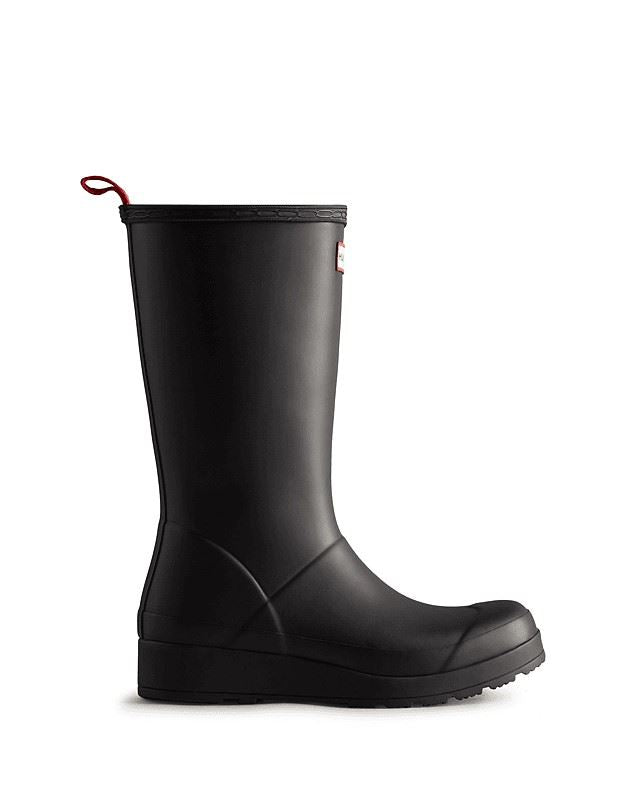 Hunter Play Tall Rubber Women's Black Wellington Boots