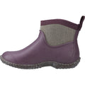 Muck Boots Muckster II Ankle Rubber Wine/ Herringbone Wellington Boots