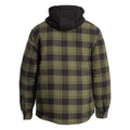 Hard Yakka Quilted Flannel Shacket Men's Green Shirt Jacket