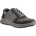 Hush Puppies Alexander Leather Men's Grey Lace-Up Shoes
