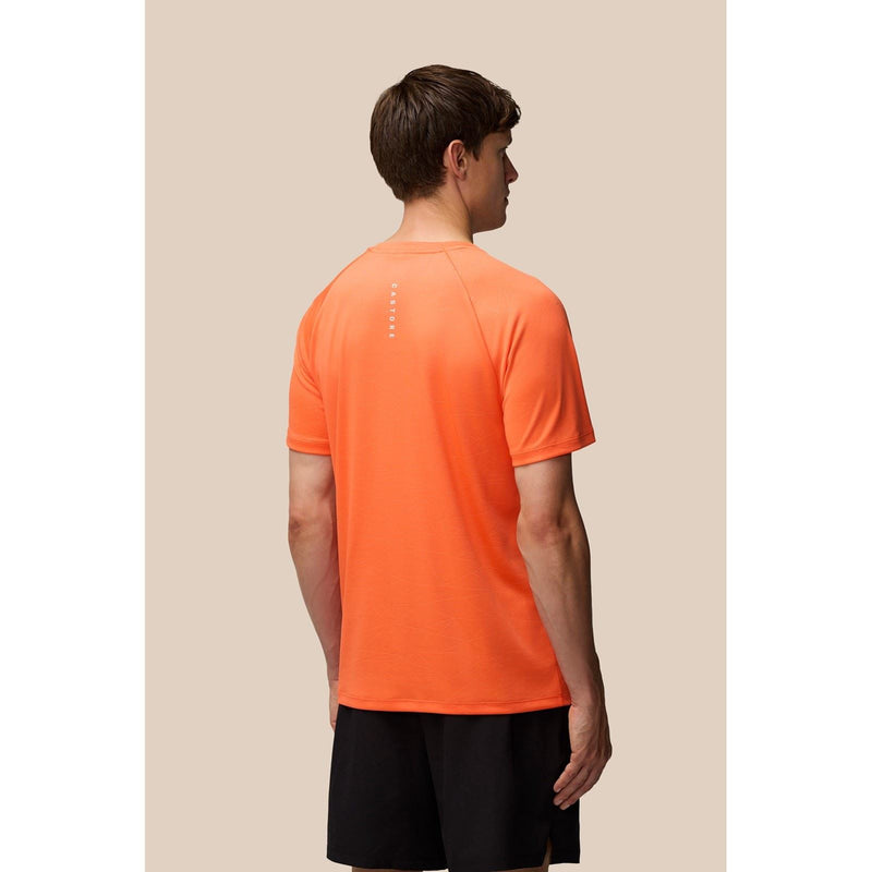 Castore Adapt Training T-Shirt Polyester Men's Orange Activewear T-Shirts