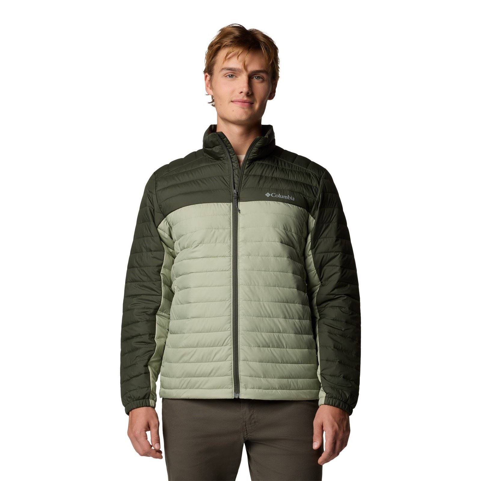 Columbia Silver Falls II Jacket Men's Green Puffer Jacket