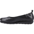 Hush Puppies Skylar Leather Women's Black Flats