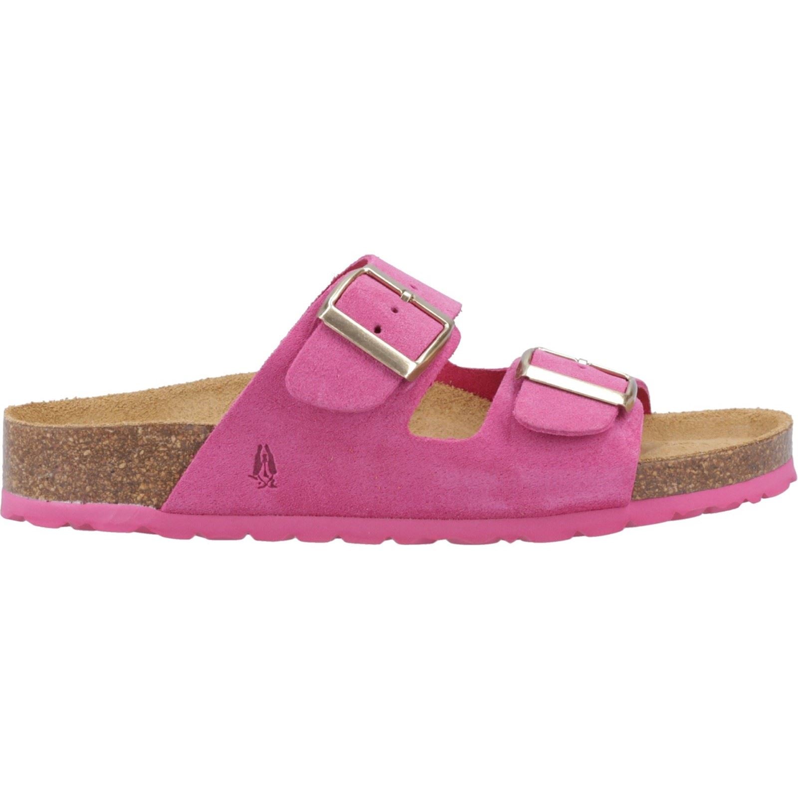 Hush Puppies Brixley Mule Suede Women's Fuchsia Standard Sandals