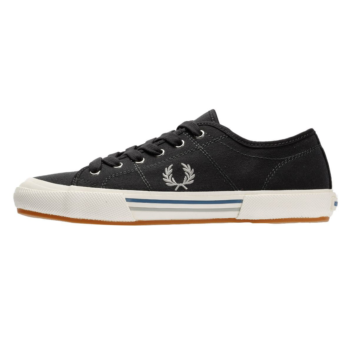 Fred Perry B708 Vintage Tennis Canvas Men's Anchor Gray Sneakers