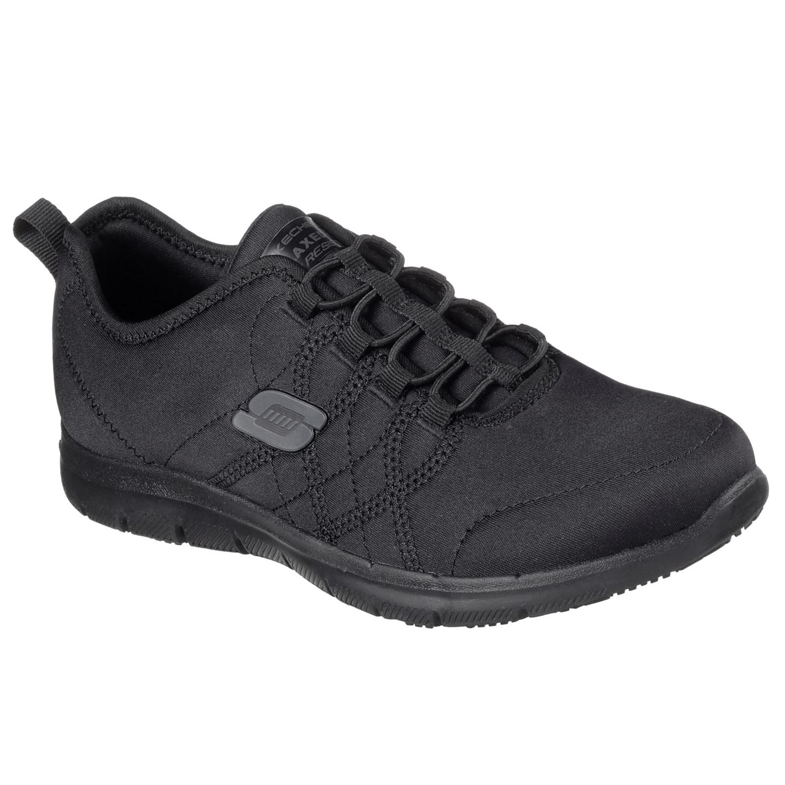 Skechers Workwear Ghenter Srelt Polyester Women's Black Safety Sneakers