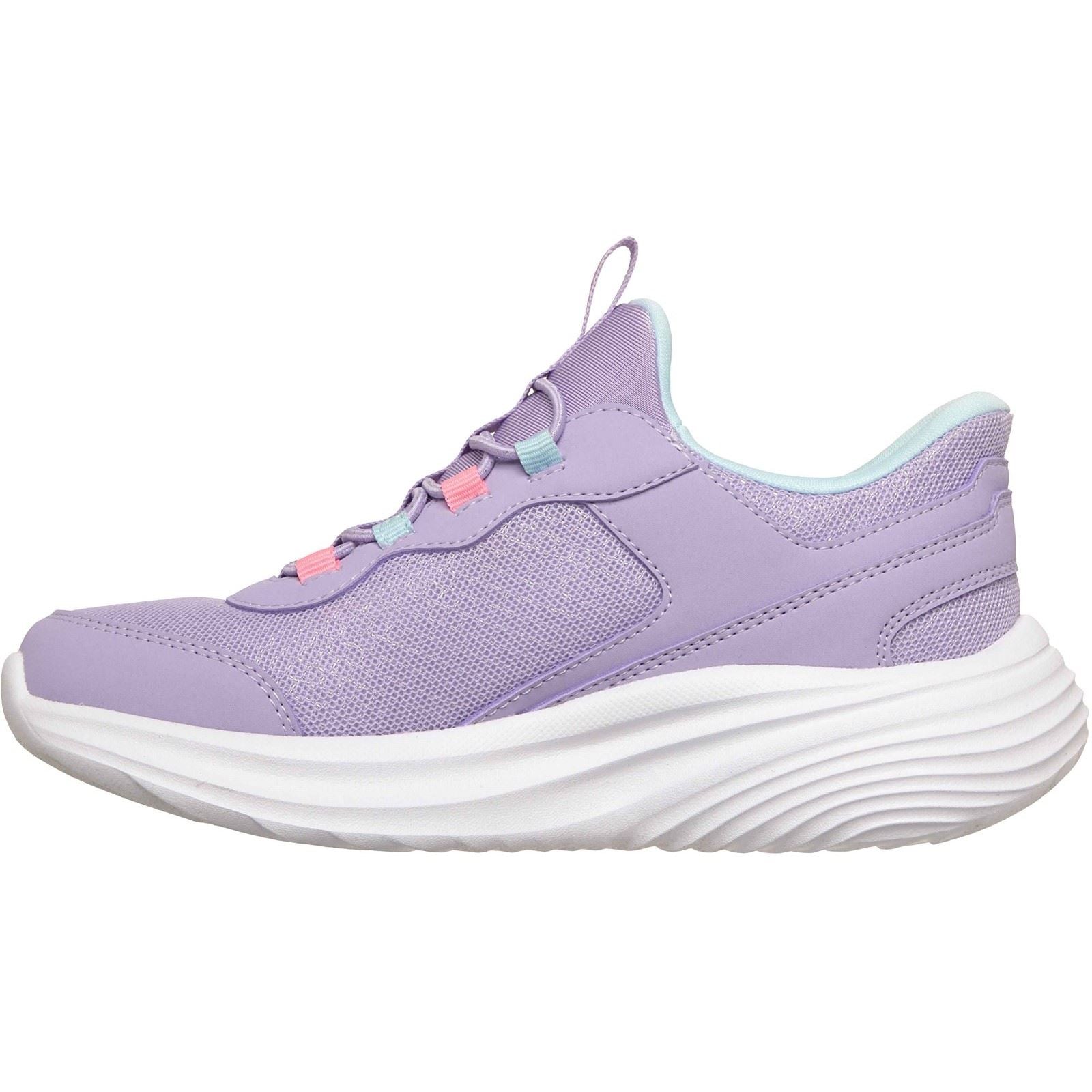 Skechers Bounder Pro Polyurethane Girl's Lavender Trainers