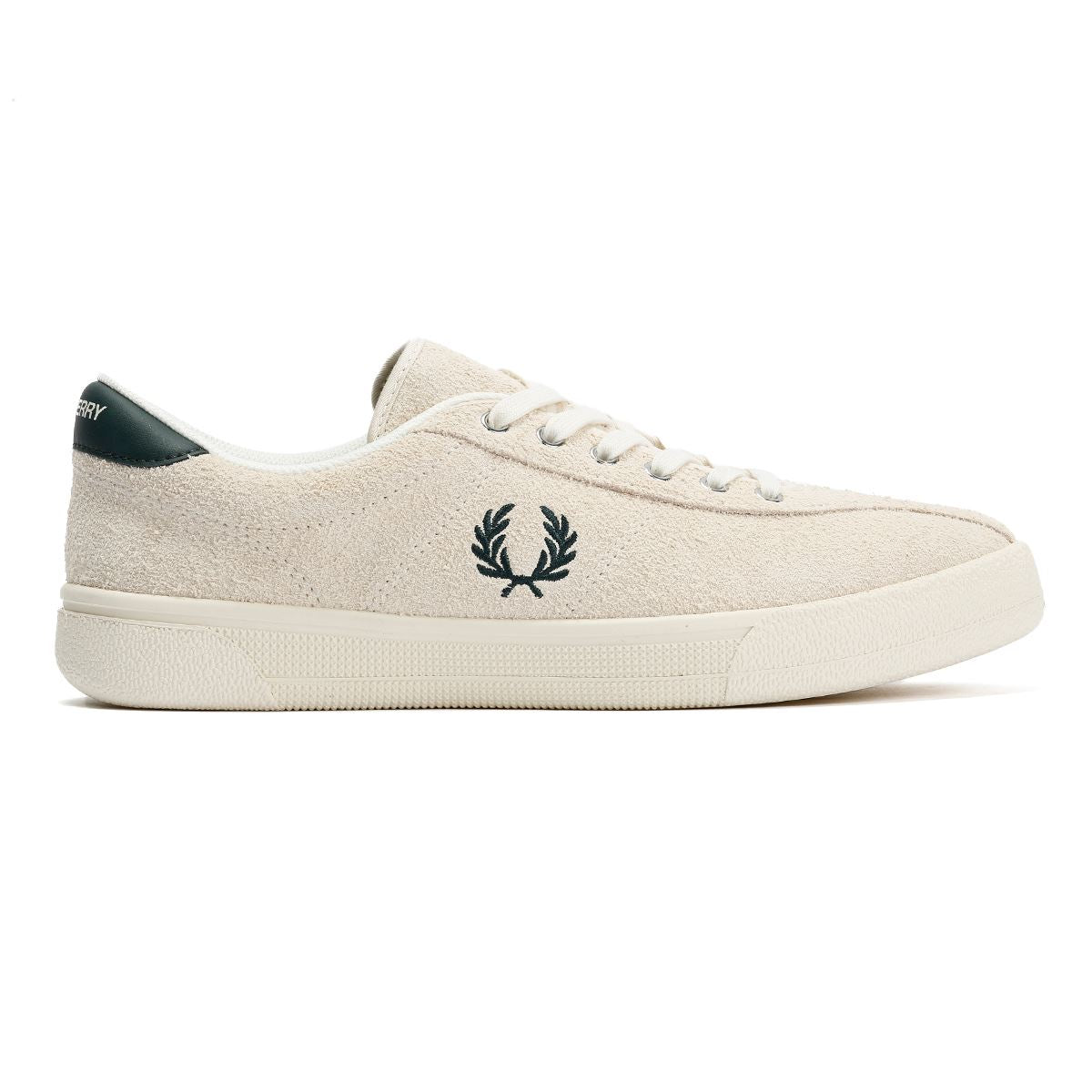 Fred Perry Tennis Shoe Suede Men's Ecru/Grassroot Sneakers