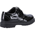 Hush Puppies SALLY PATENT SENIOR Leather Girls's Black Brogues