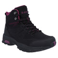 Hi-Tec Jackdaw Mid WP Synthetic Women's Black/Burgundy Hiking Boots