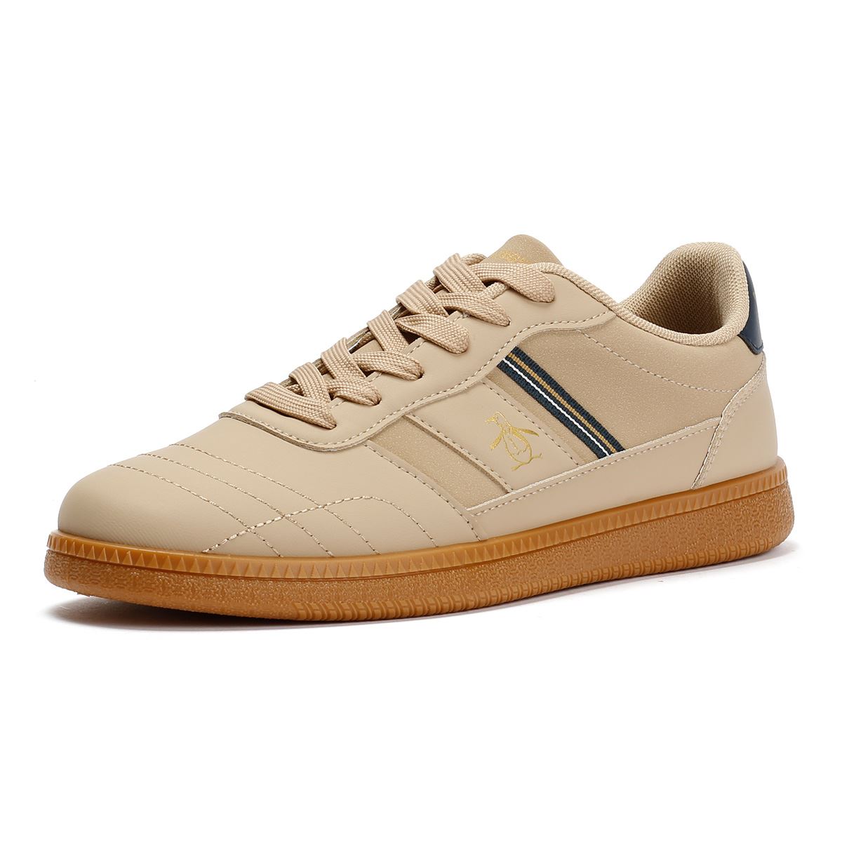 Penguin Striker Men's Beige/Navy Sneakers