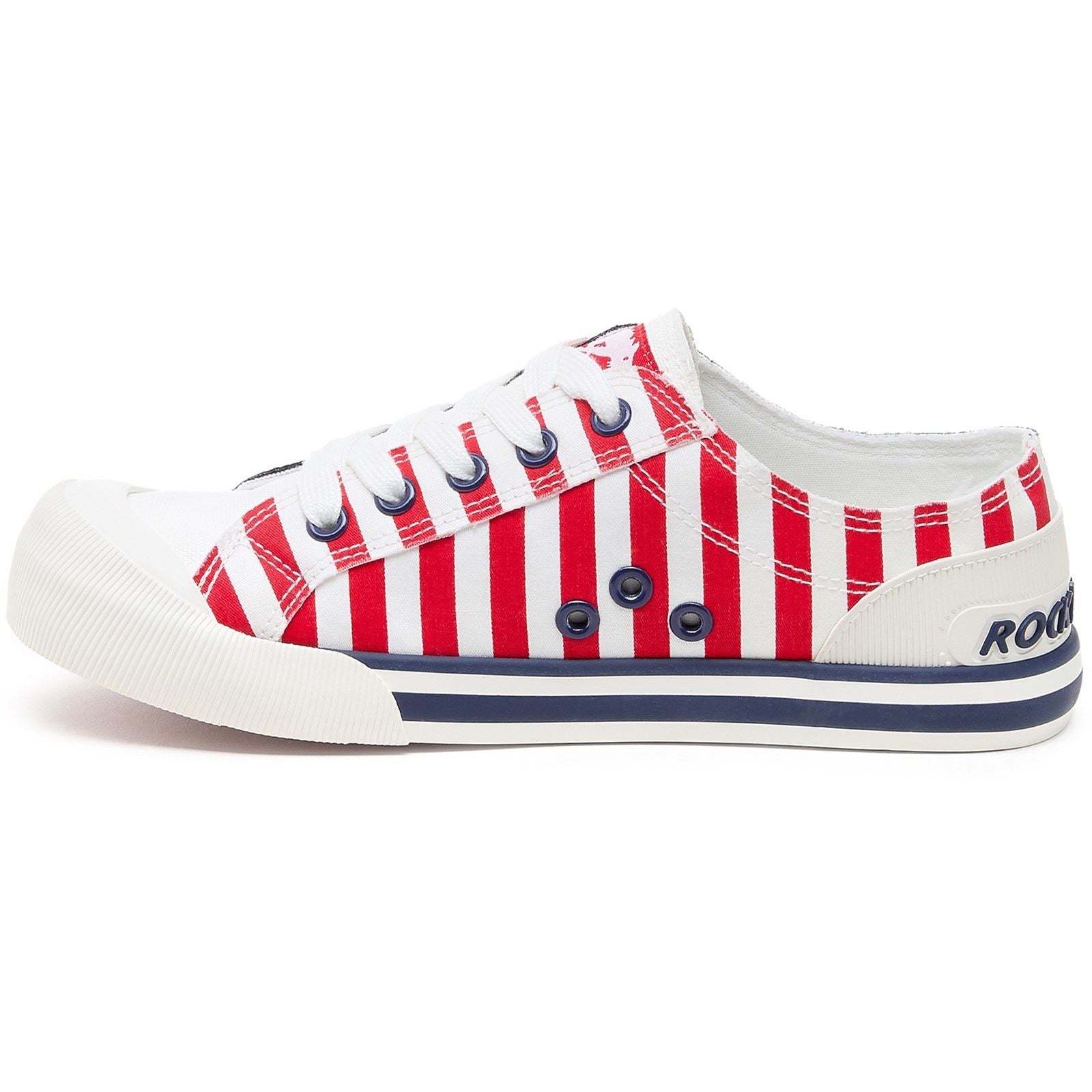 Rocket Dog Jazzin Spangle Cotton Women's Red/Navy Sneakers