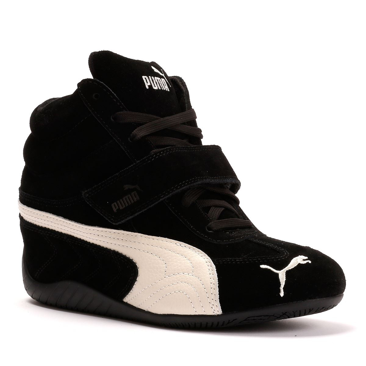 Puma Speedcat Wedge OG Suede Women's Black/White Sneakers