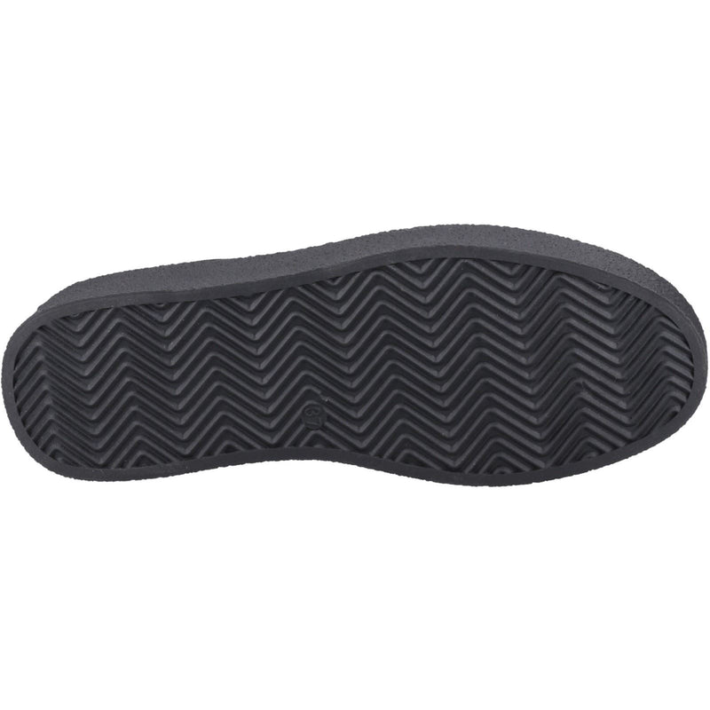 Hush Puppies Bridie Suede Leather Women's Black Moccasins Shoes