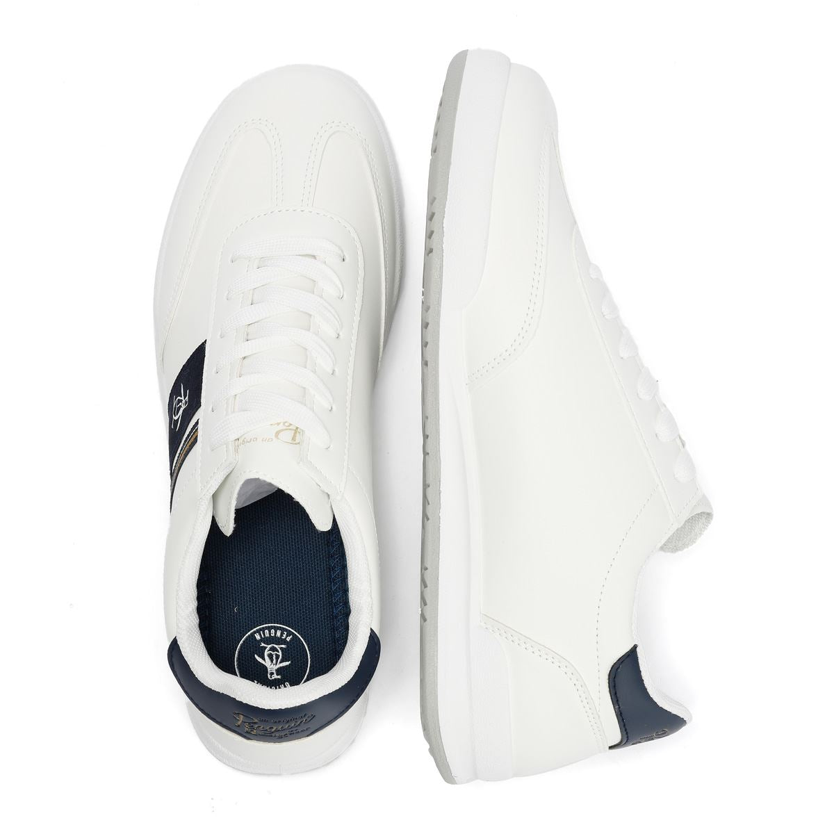 Penguin Gaz Men's White Sneakers