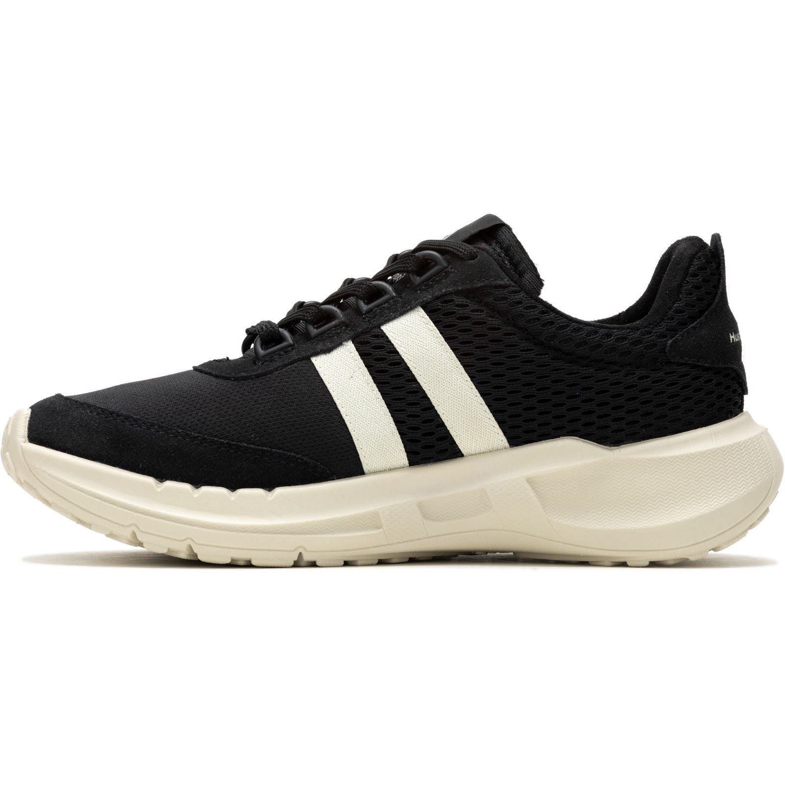 Hush Puppies Seventy8 Retro Runner Suede Women's Black Sneakers