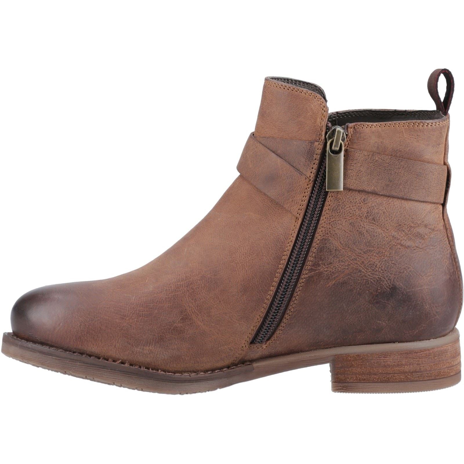 Hush Puppies Elise Leather Women's Brown Boots