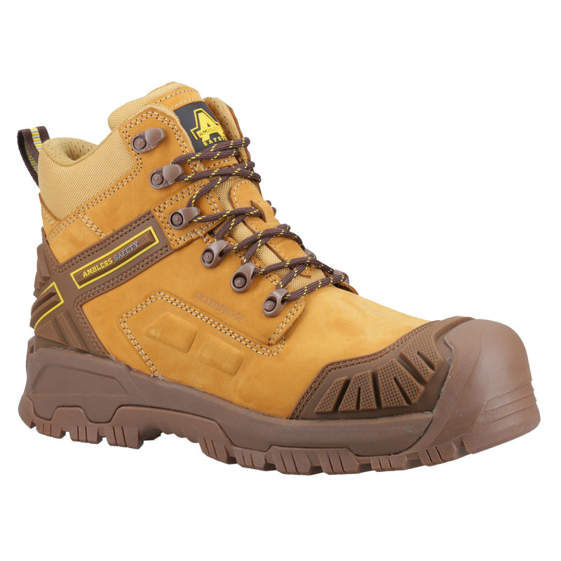 Amblers Safety Ignite Leather Honey Safety Boots