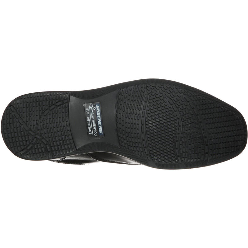 Skechers Dreston Rasmiss Leather Men's Black Standard Lace-Up Shoes