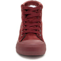 Rocket Dog Cheery Hi Corduroy Women's Burgundy Trainers