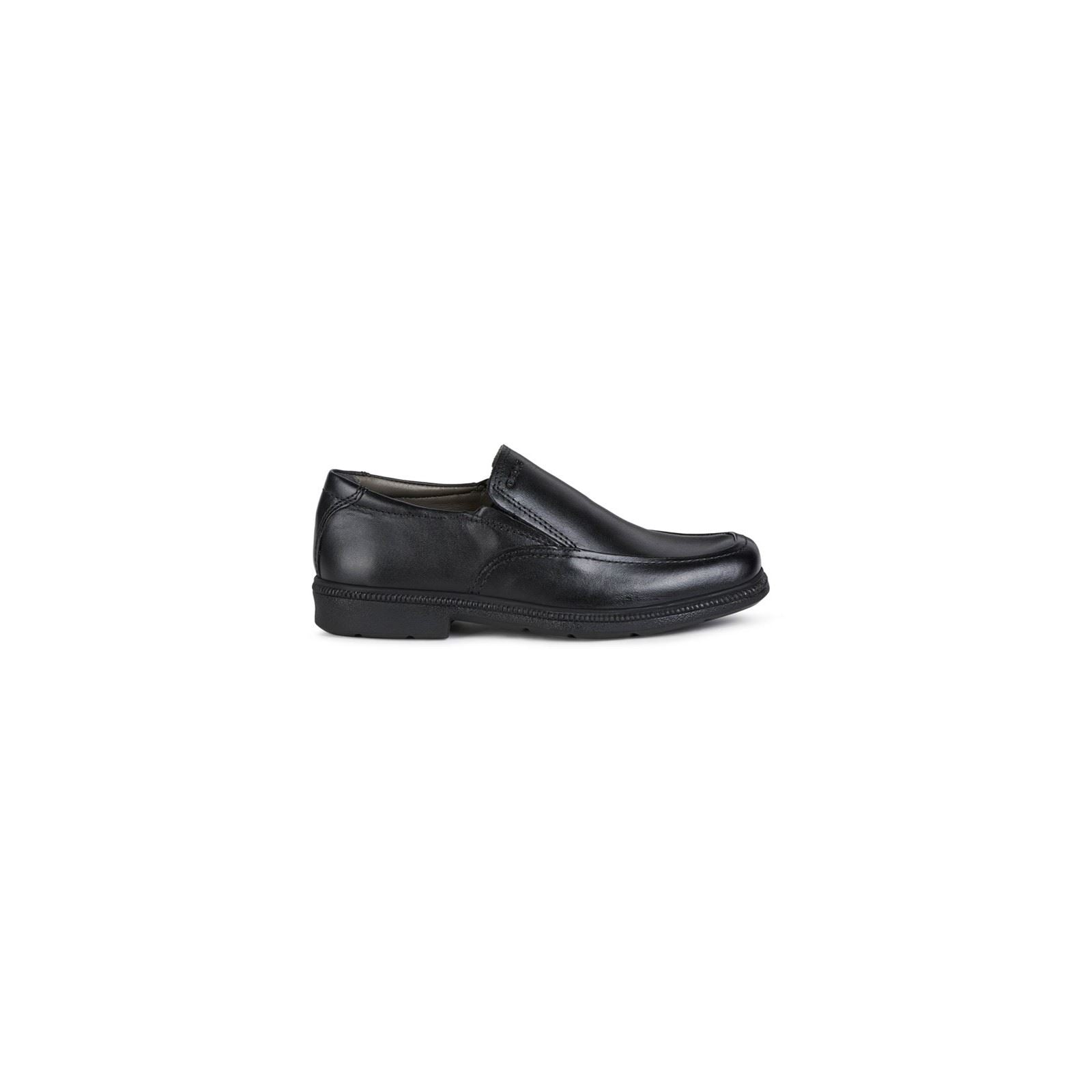Geox Jr Federico Leather Boy's Black Loafers