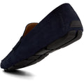 Dune Bradlay Suede Men's Blue Moccasins Shoes