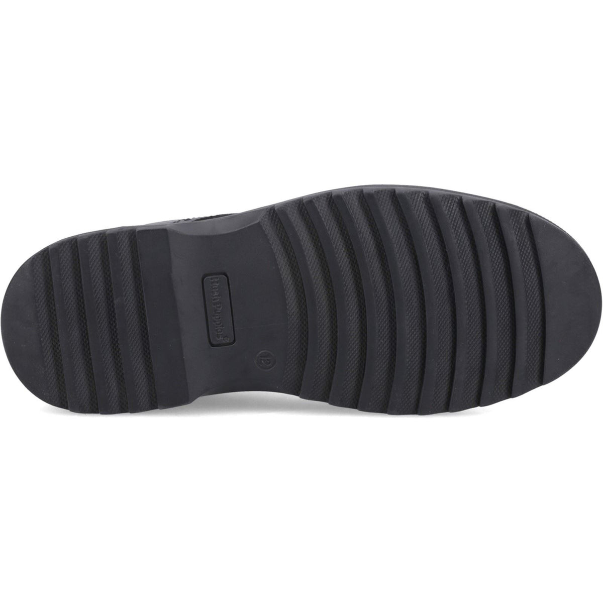Hush Puppies Romeo Leather Boy's Black Brogues