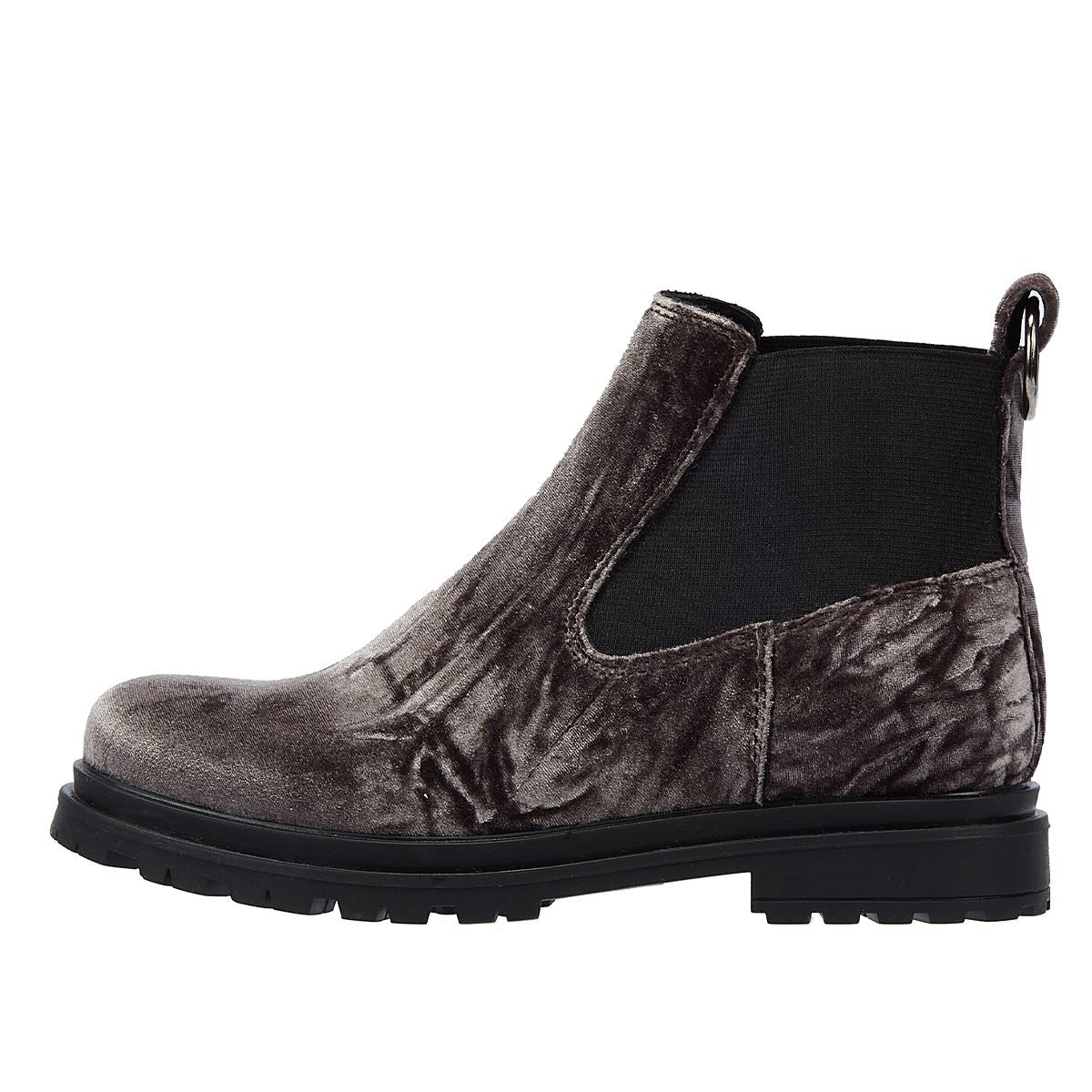 Shoe The Bear Akira Chelsea Velvet Women's Dark Grey Boots