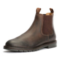 Tower London Harbour Leather Men's Dark Brown Chelsea Boots