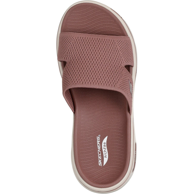 Skechers Go Walk Arch Fit 2.0 Textile Women's Brown Sandals