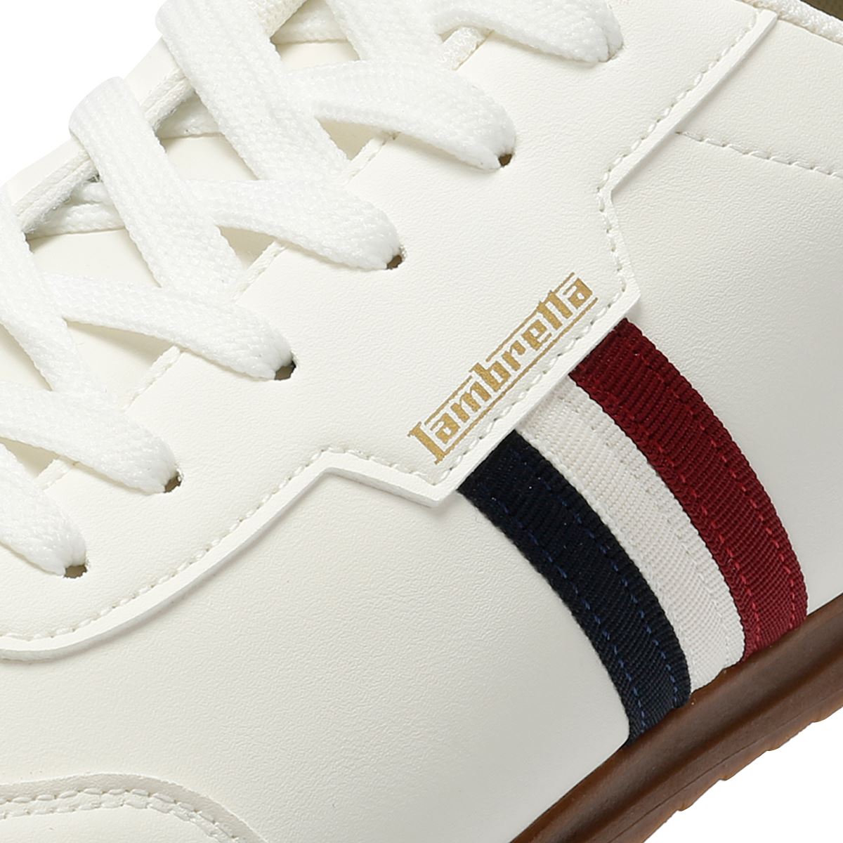 Lambretta Tackle Men's White/Navy Sneakers