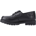Hush Puppies Lucy Leather Girls's Black Boat Shoes