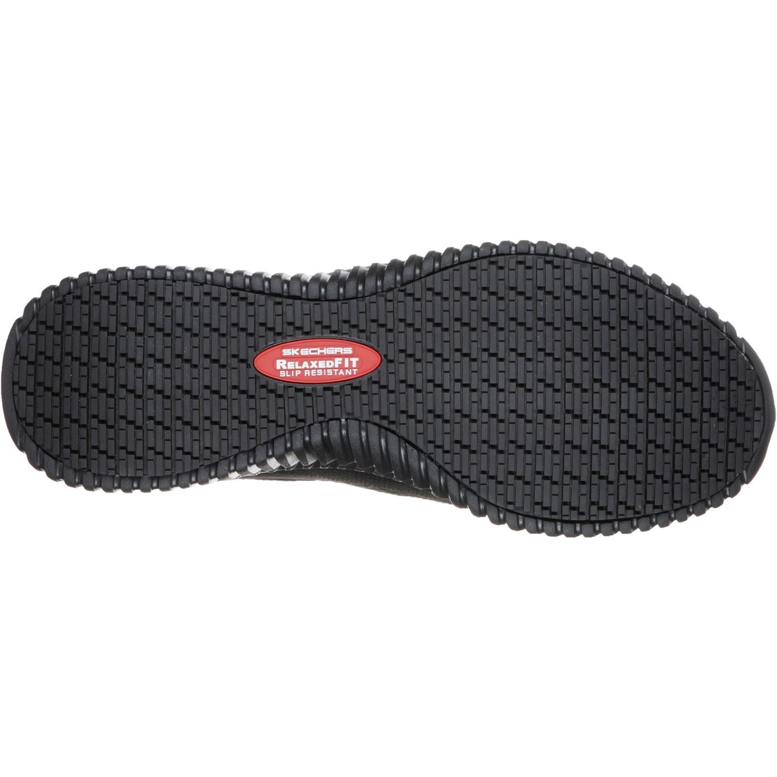 Skechers Workwear Cessnock Textile Men's Black Sneakers