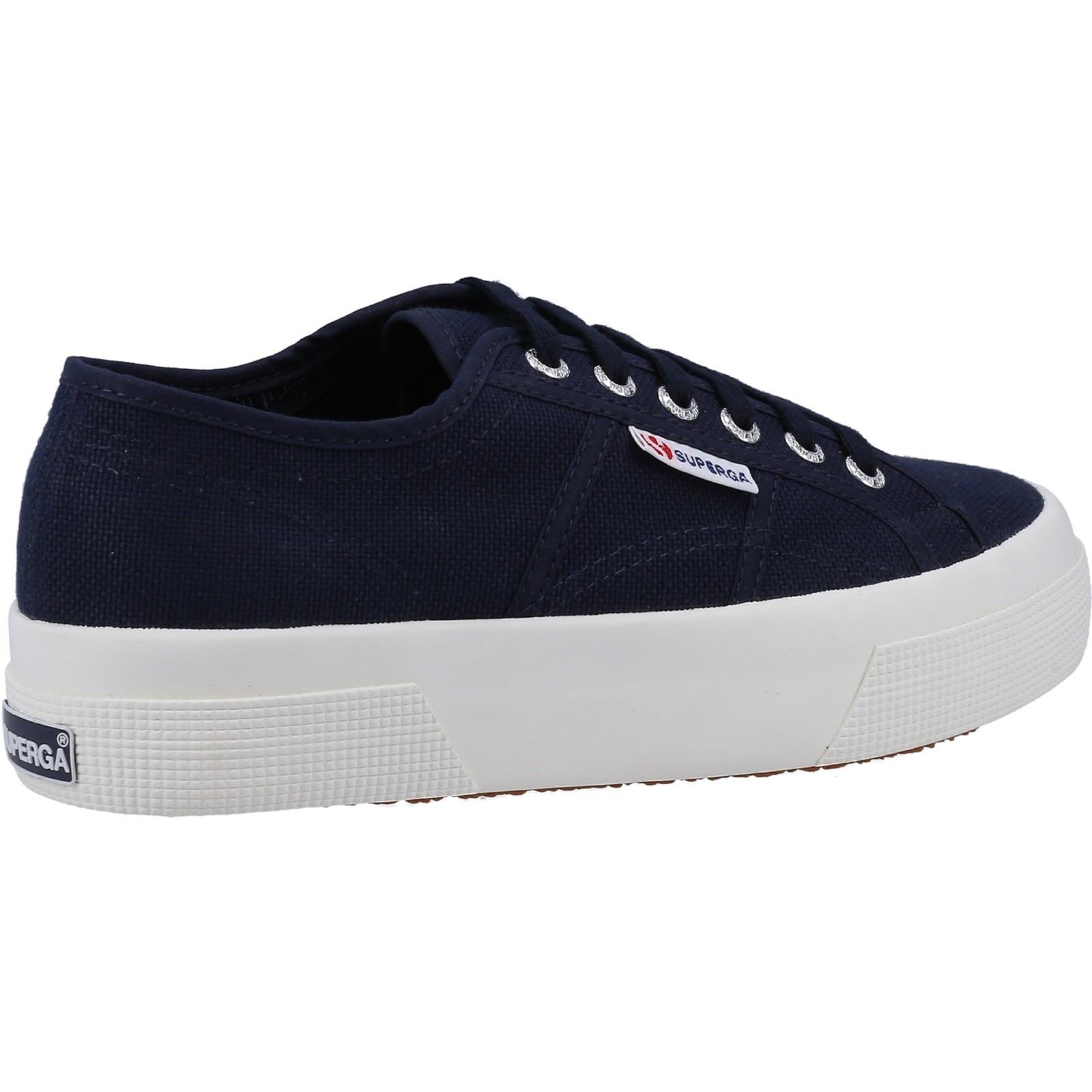 Superga 2740 Platform Cotton Women's Navy Sneakers