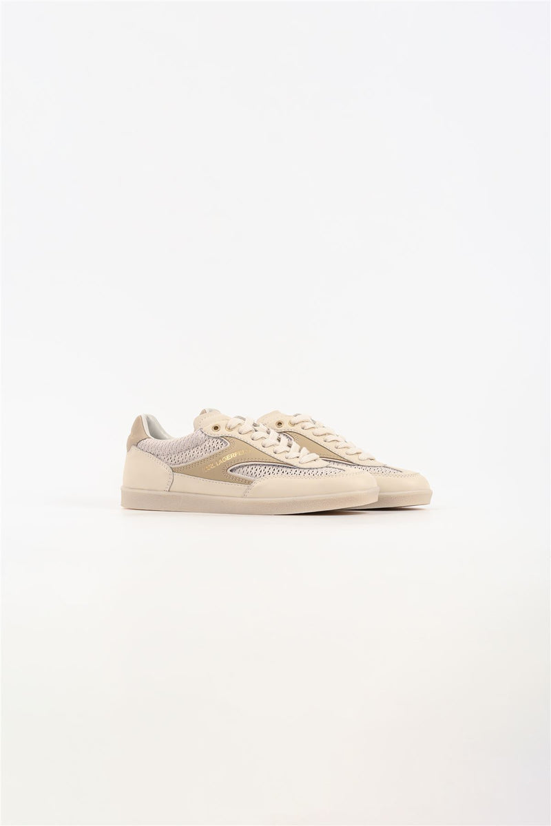 Karl Lagerfeld Kandidate Mesh Mix Women's Cream Sneakers