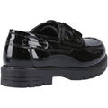 Hush Puppies Lucy Leather Girls's Black Boat Shoes