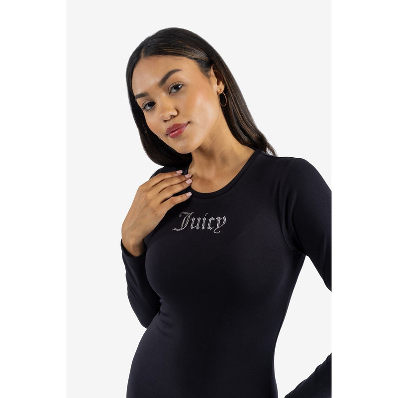 Juicy Couture Dizzie Modal Women's Black Casual Dress