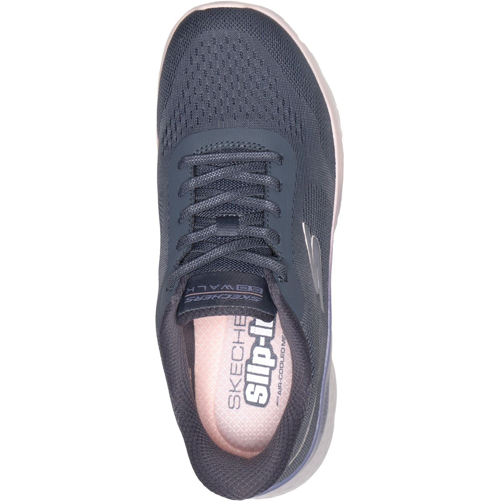 Skechers GO WALK Flex Azriel Textile Women's Charcoal Textile/Trim Trainers
