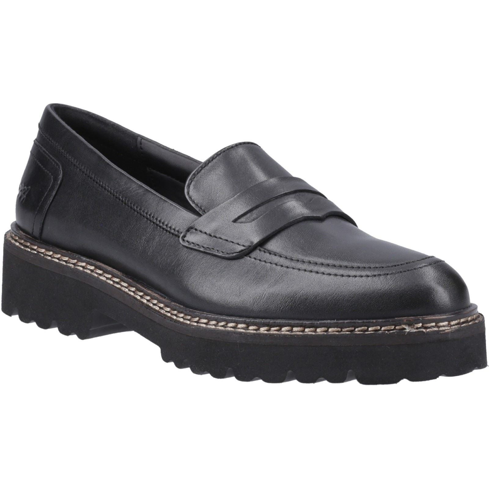 Pod Kenny Leather Women's Black Loafers