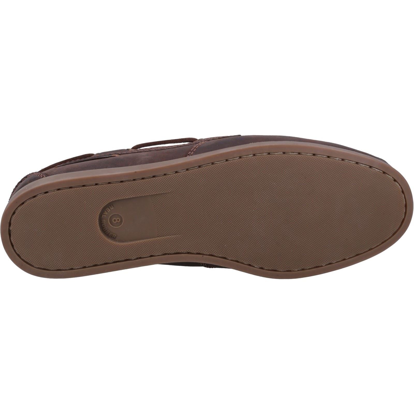 Cotswold Waterlane Leather Women's Brown Boat Shoes